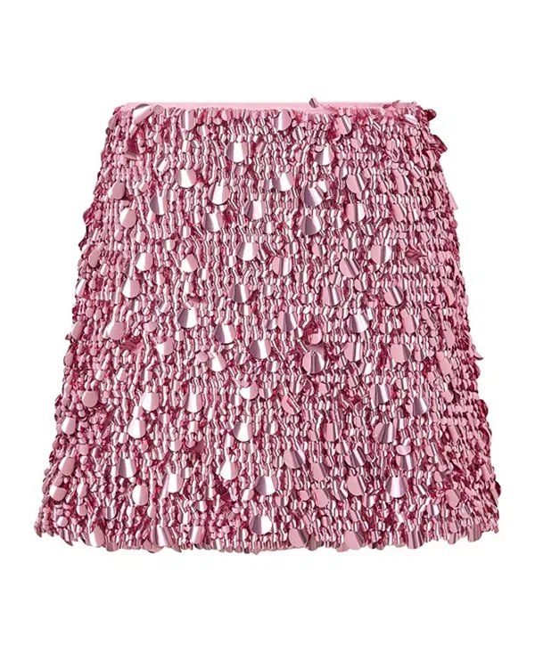 Детская юбка для девочек с пайетками Davina Sequin Mini Skirt Marlo Kids, Magenta Rose