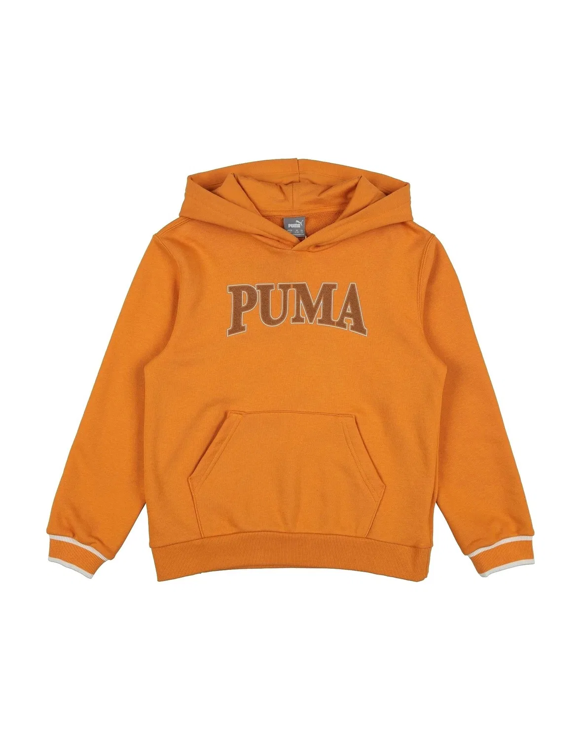 Детский худи без молнии с принтом Puma Squad Hoodie Tr B Puma, оранжевый