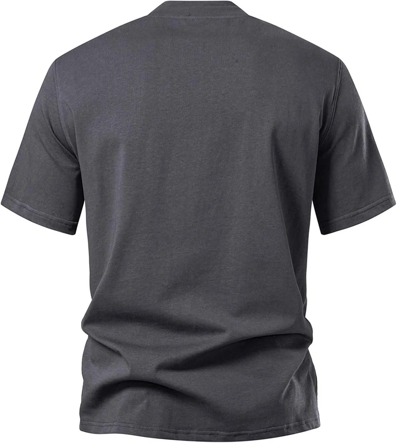 Мужская футболка с коротким рукавом Muscle Basic Soft, Dark Gray — фото 3