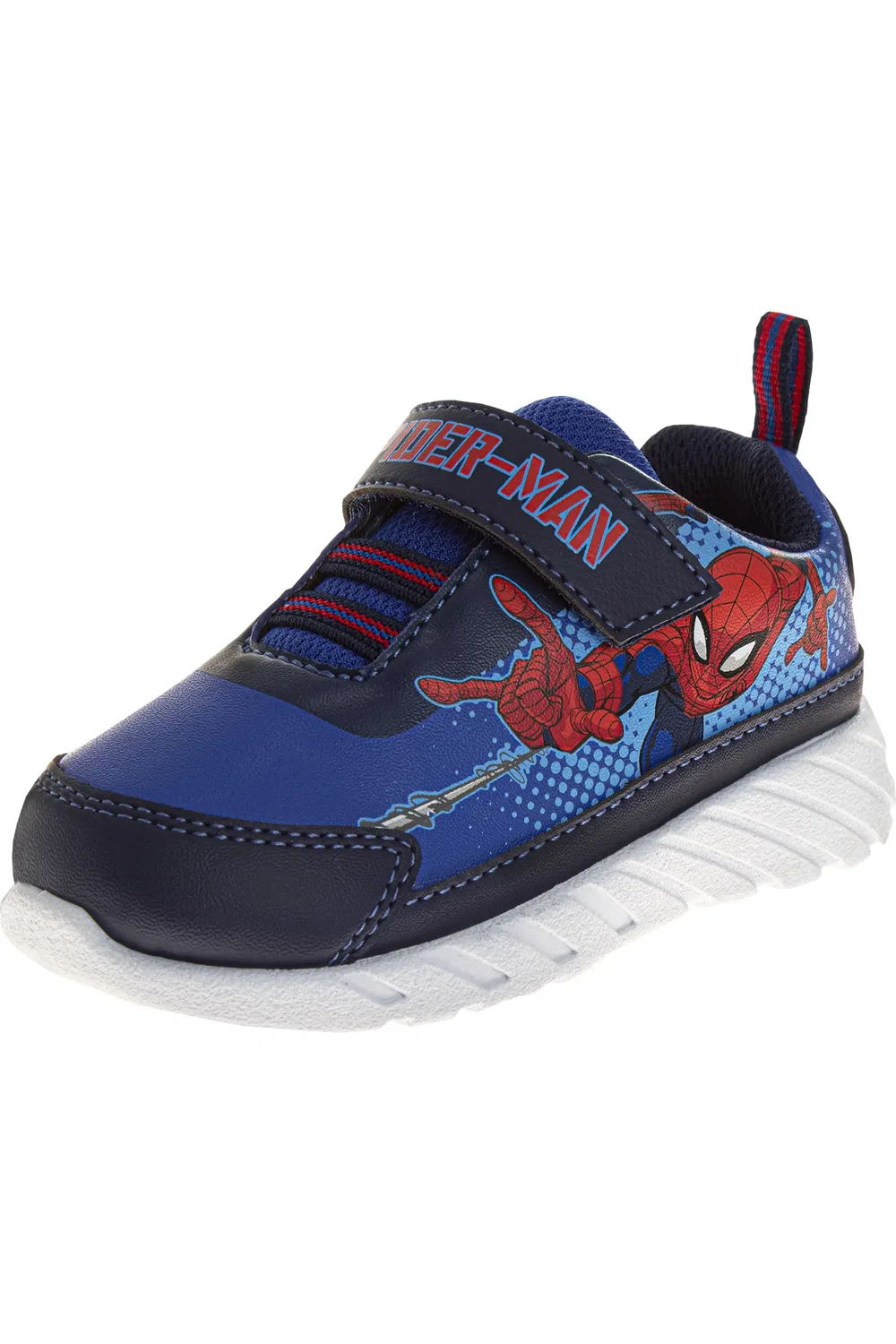 Кроссовки детские с супергероем Spider-Man JOSMO, синий/красный