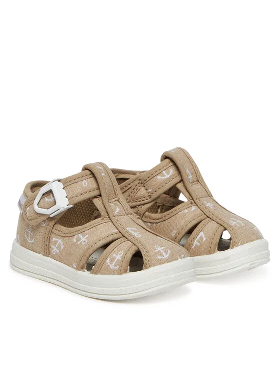 Шлепанцы Primigi, бежевый — фото 3