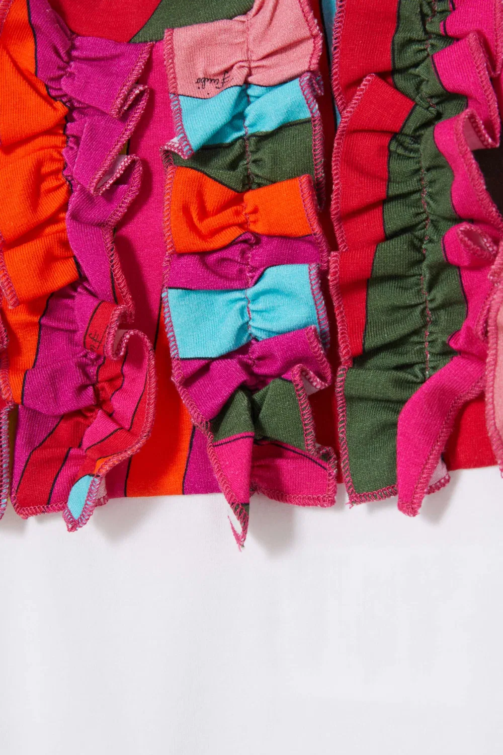 Комплект детский с принтом и шапочкой Emilio Pucci, красный — фото 3