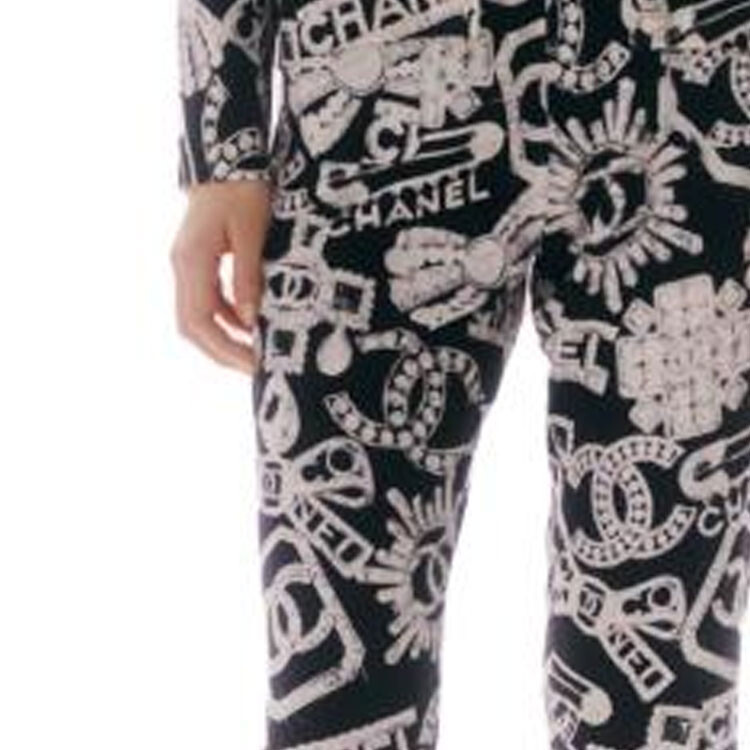 

Повседневные брюки женские черные Chanel