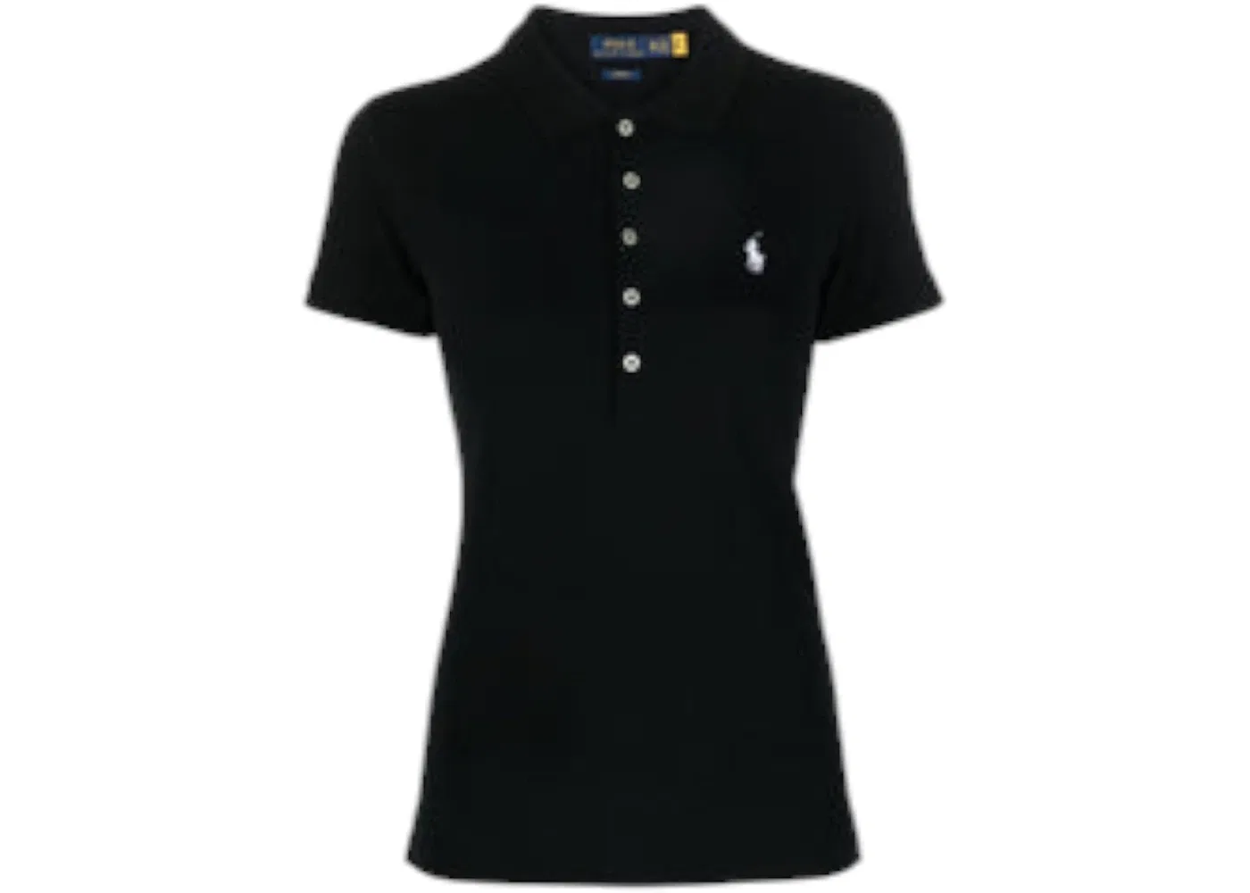 Женская футболка поло с коротким рукавом Polo Ralph Lauren, Black/White Pp
