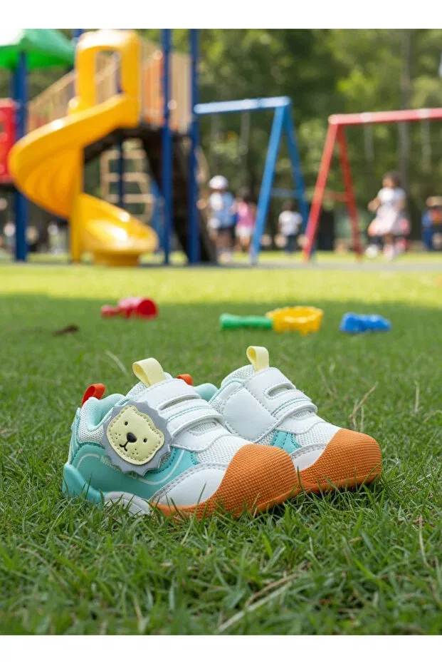 Детские туфли для девочек с коротким каблуком Marco Kids, Green — фото 2