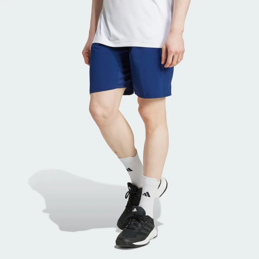 Шорты спортивные с принтом Club Tennis Climacool Stretch Woven Shorts adidas, Темно-синий