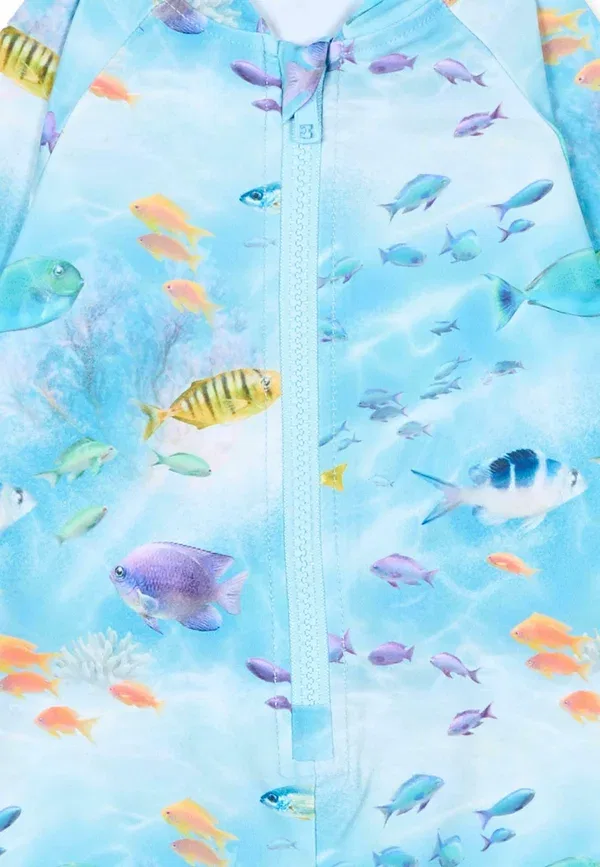 Купальник с принтом Tutina da surf Molo, Light Blue, светло-голубой — фото 3