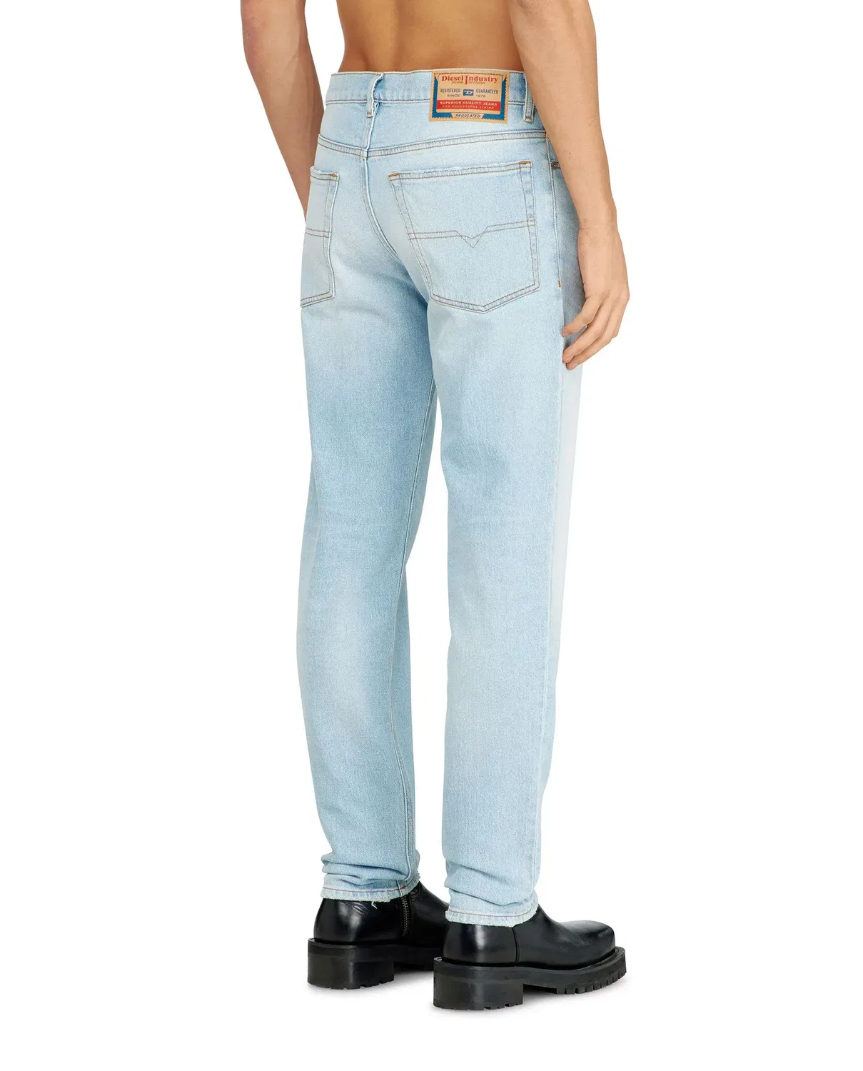 Мужские джинсы regular fit Diesel, Azul Claro — фото 2
