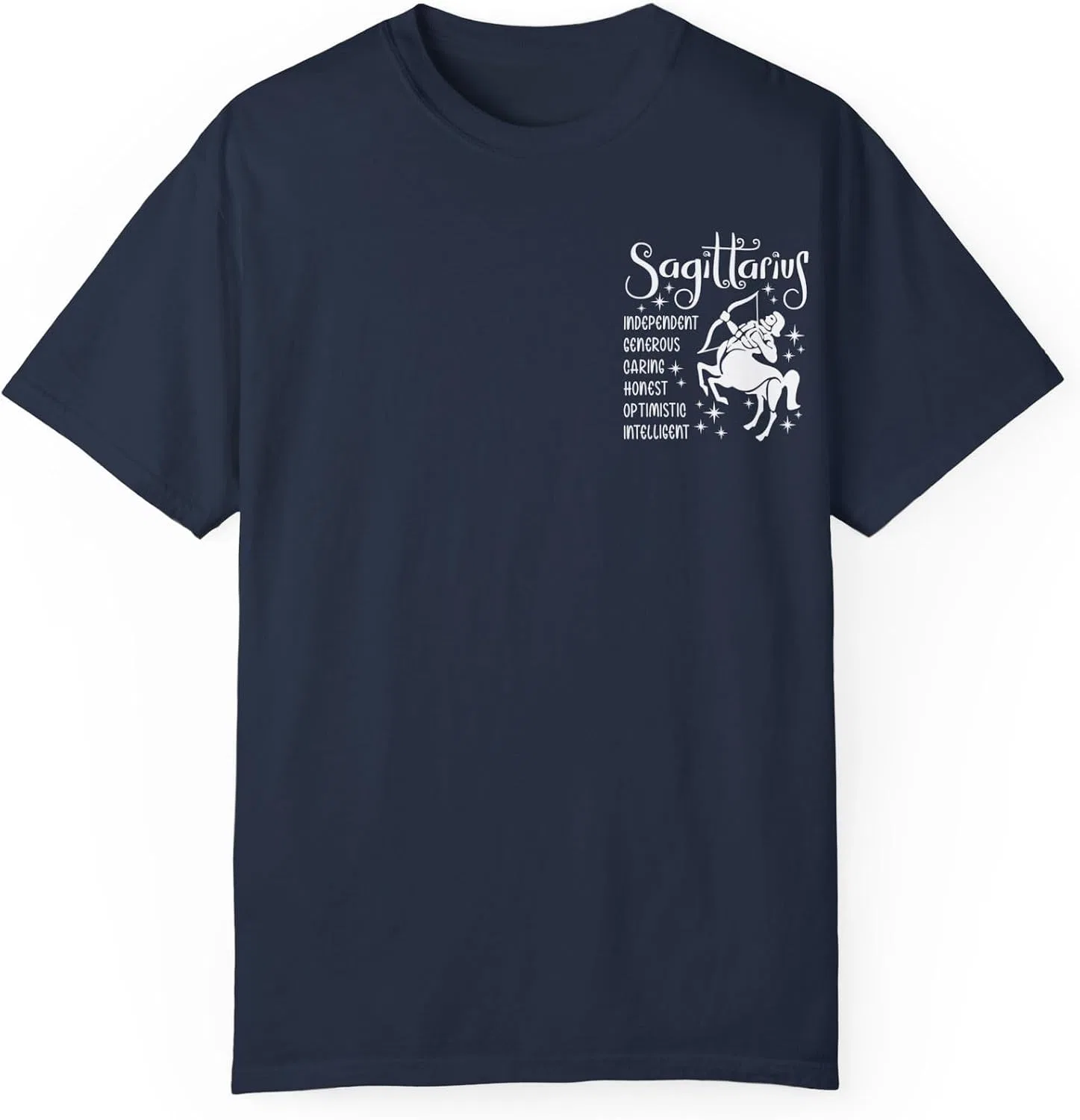Футболка с астрологическим дизайном Comfort Colors, Navy