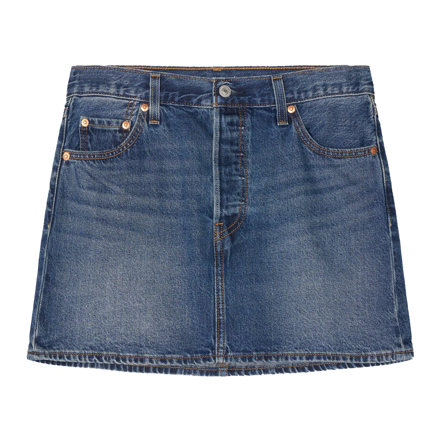Женская джинсовая юбка-шорты Levi's, Phoenix Nirvana Medium Blue