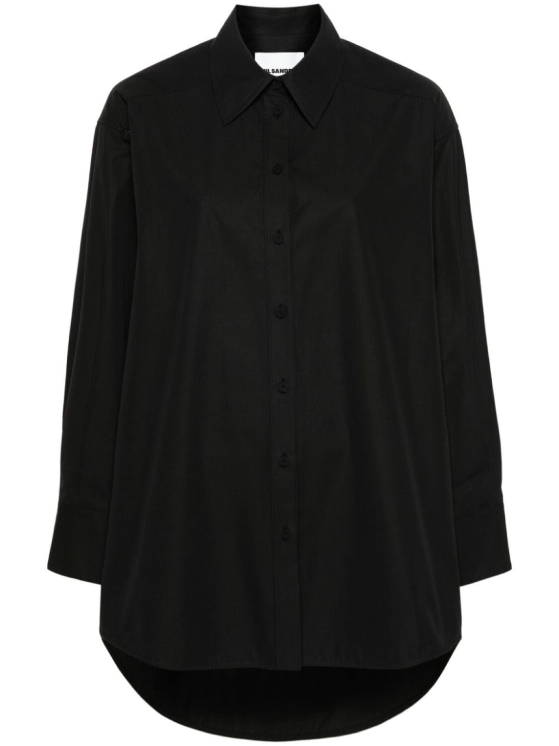 

Jil Sander рубашка с вырезами, черный
