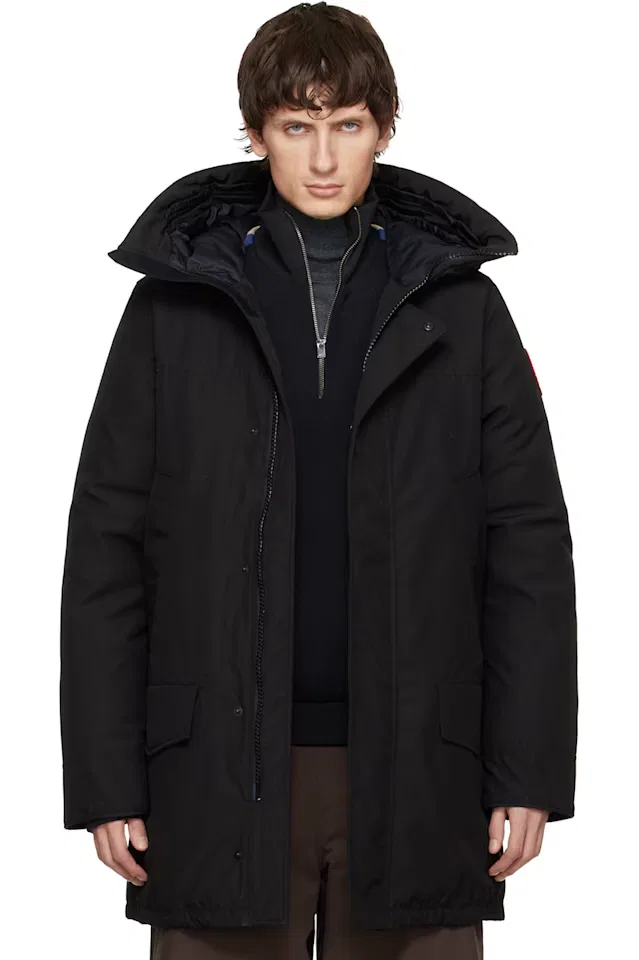 Черная пуховая куртка Langford Canada Goose