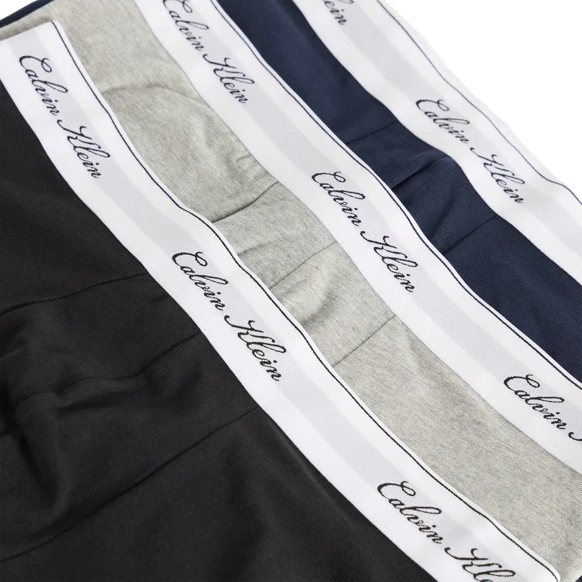 Комплект трусов-боксеров Calvin Klein, Black Grey Heather Dark Sapphire — фото 2