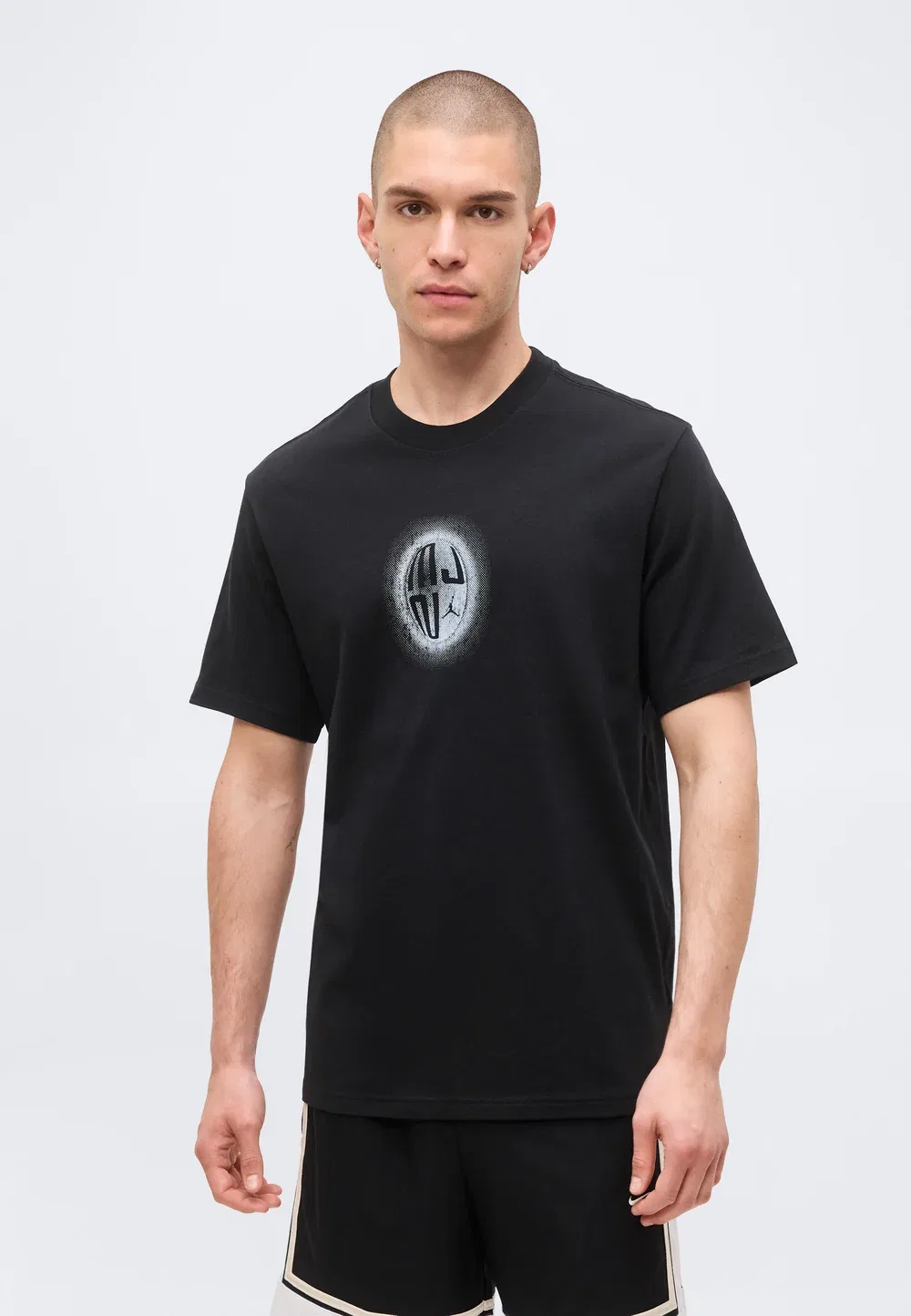 Футболка для команды - спортивная футболка Jordan, Black/White — фото 3