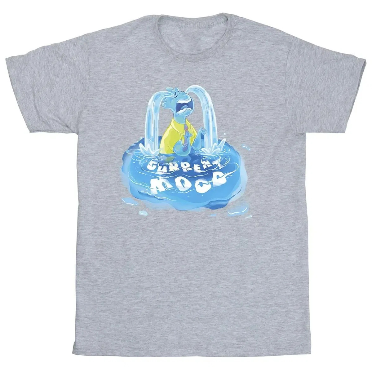 Футболка с принтом Crying t-shirt Elemental, Grey