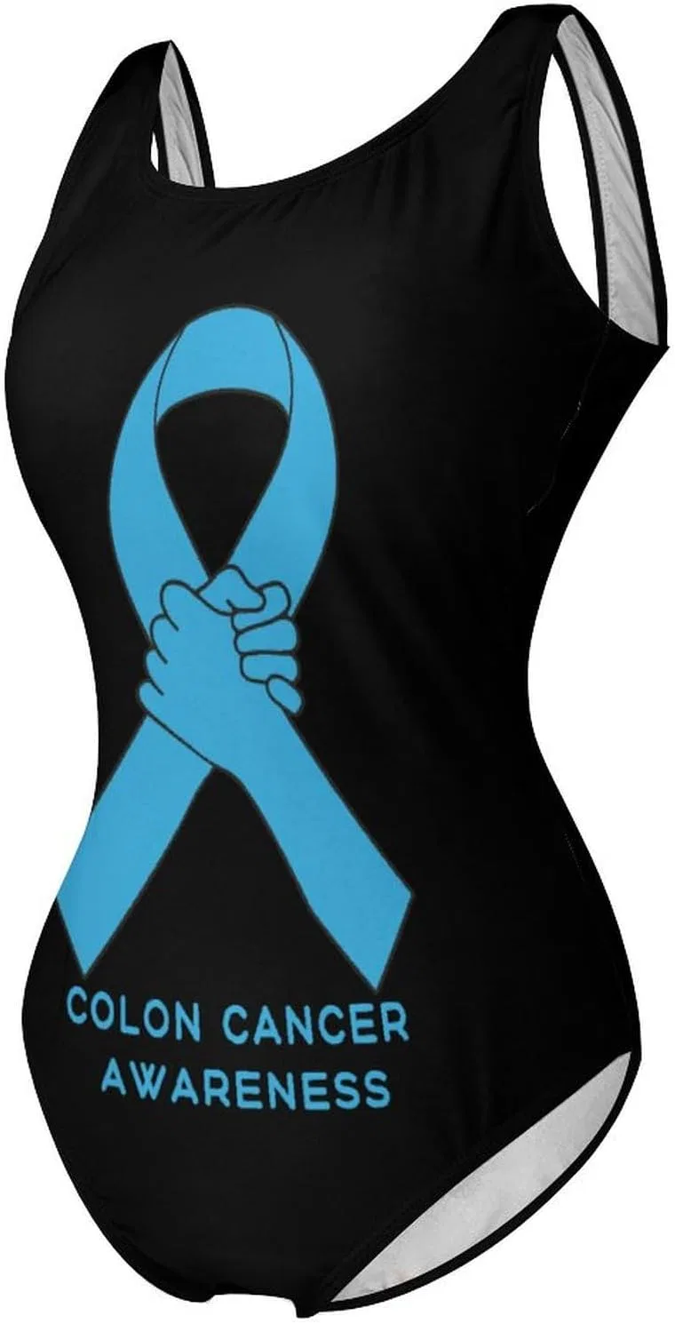 Женский цельный купальник с контролем живота Generic, Colon Cancer Awareness — фото 4