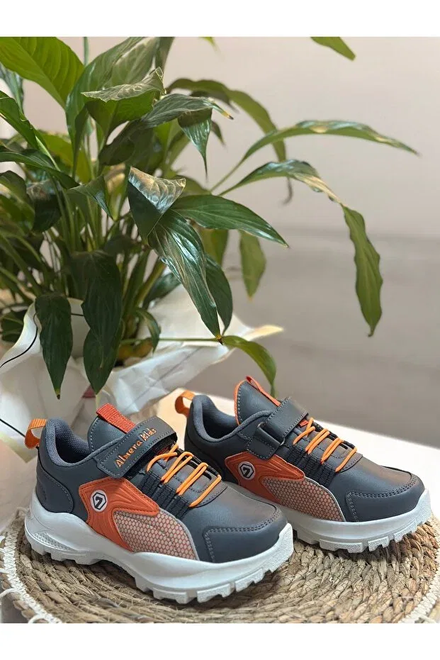 Детские кроссовки для мальчиков текстильные Almerakids, Orange