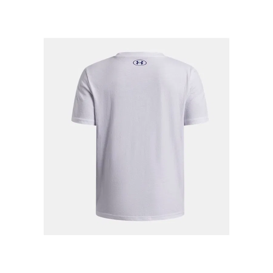 Детская футболка с принтом UA Logo Blur Under Armour, Белый — фото 2