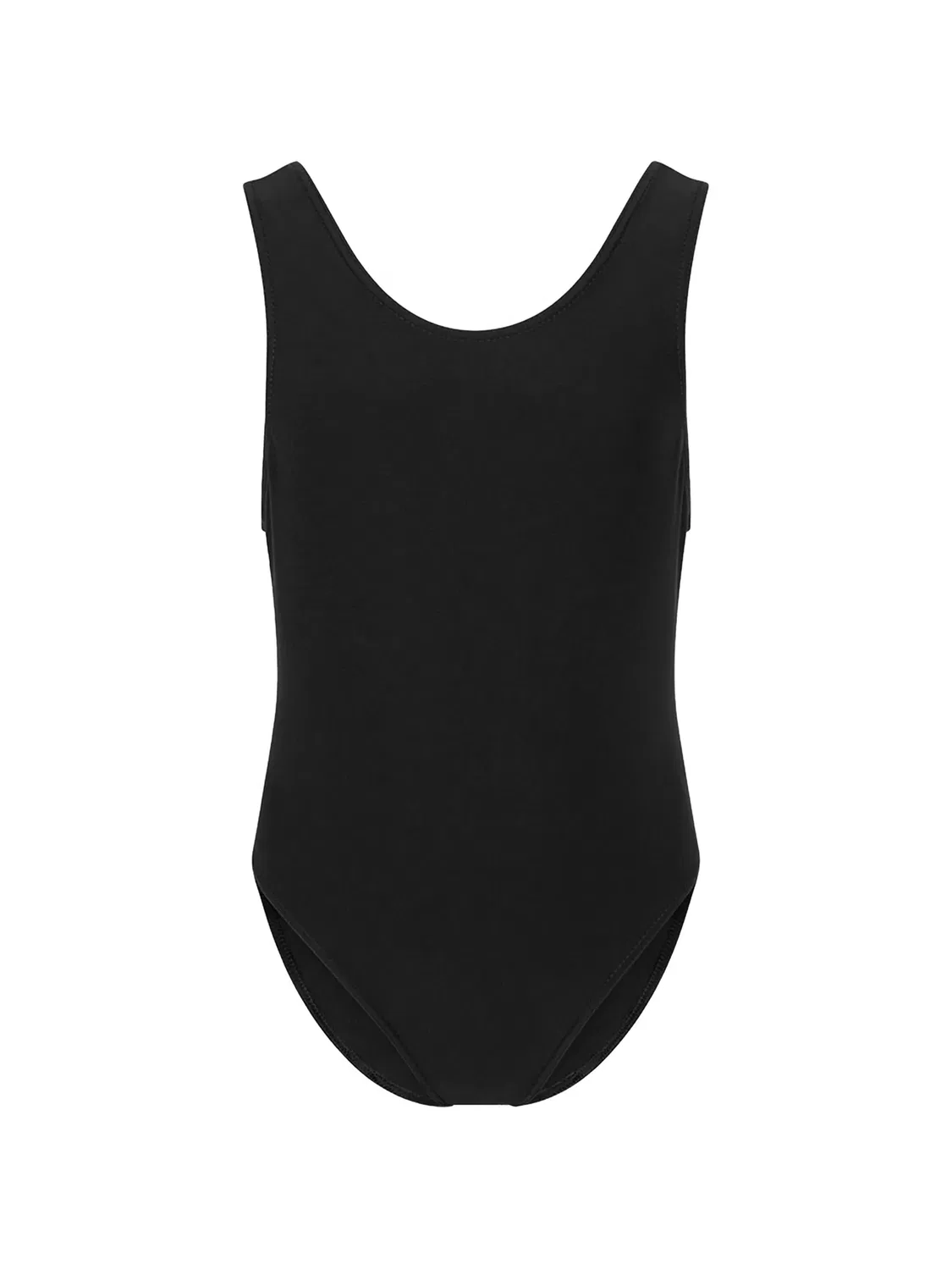 Купальник с U-образным вырезом Zeco Schoolwear Kids, черный