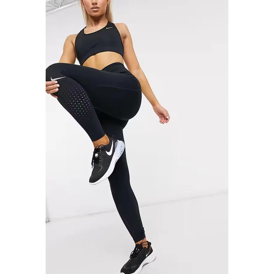 Леггинсы спортивные с пятью карманами Epic Luxe Nike, Черный — фото 4