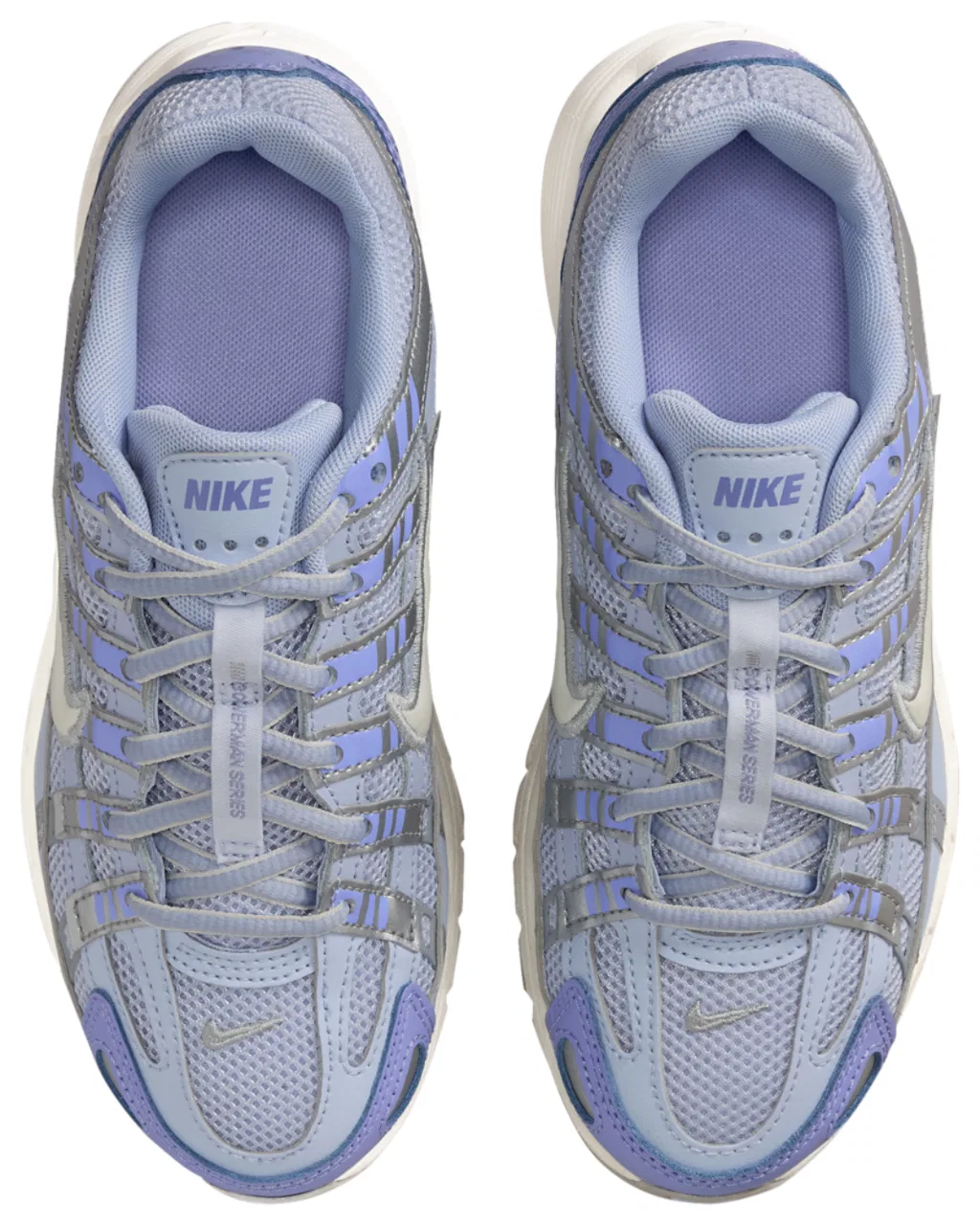Кроссовки для мальчиков P-6000 Nike, цвет Ghost/Sail/Light Thistle — фото 4
