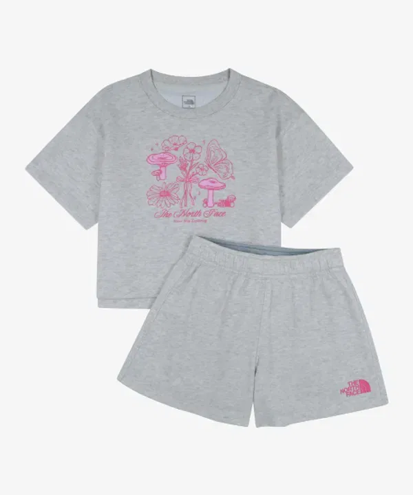 Футболка с коротким рукавом, The North Face Kids, овсяный