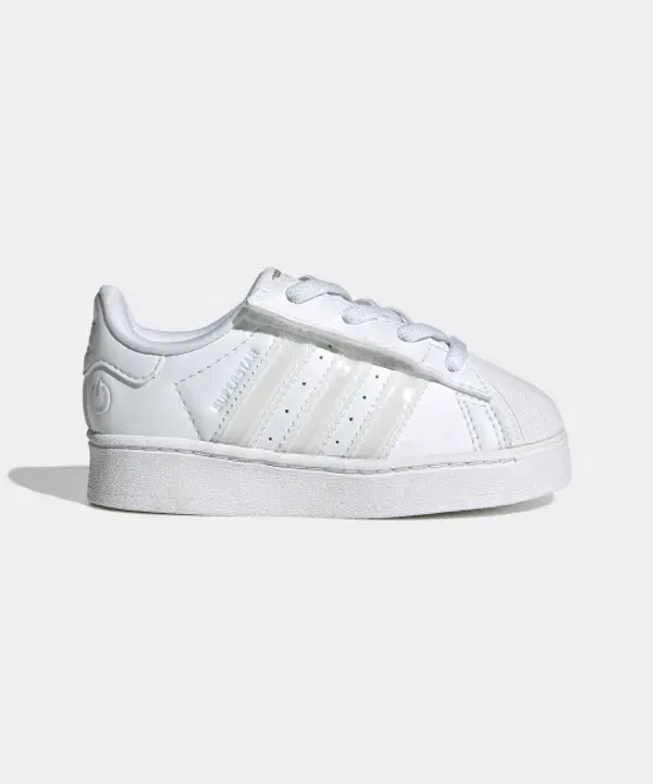 Кроссовки Superstar LED Light Comfort Closure EL Infant, Adidas, белый