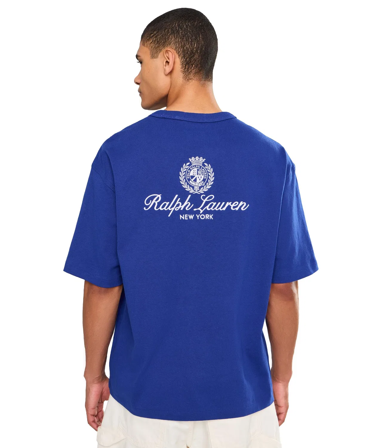 Футболка свободного кроя с графическим принтом. Polo Ralph Lauren, Classic Azure — фото 4