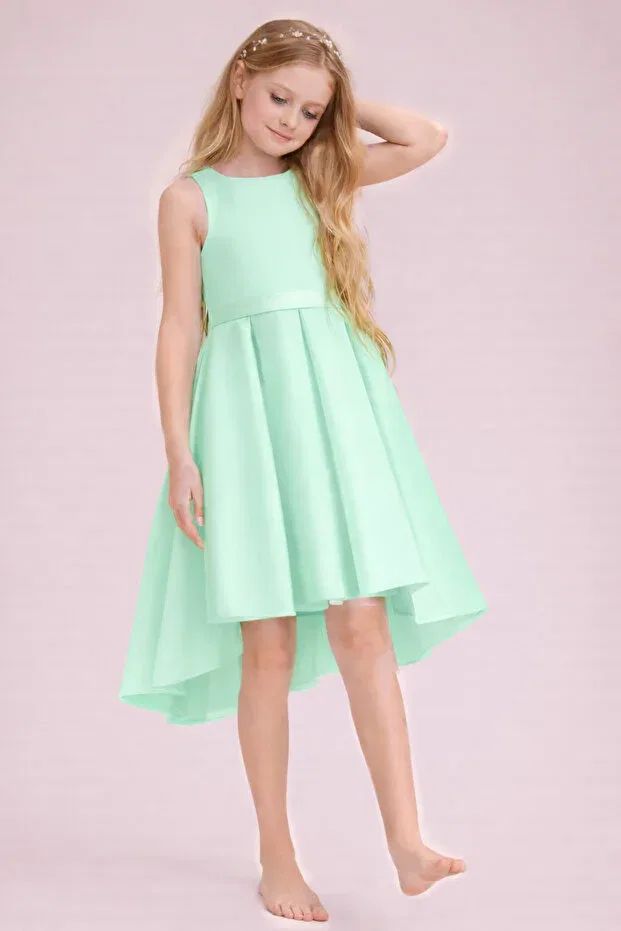 Детское платье для девочек с принтом Nsmkidslife, Mint Green