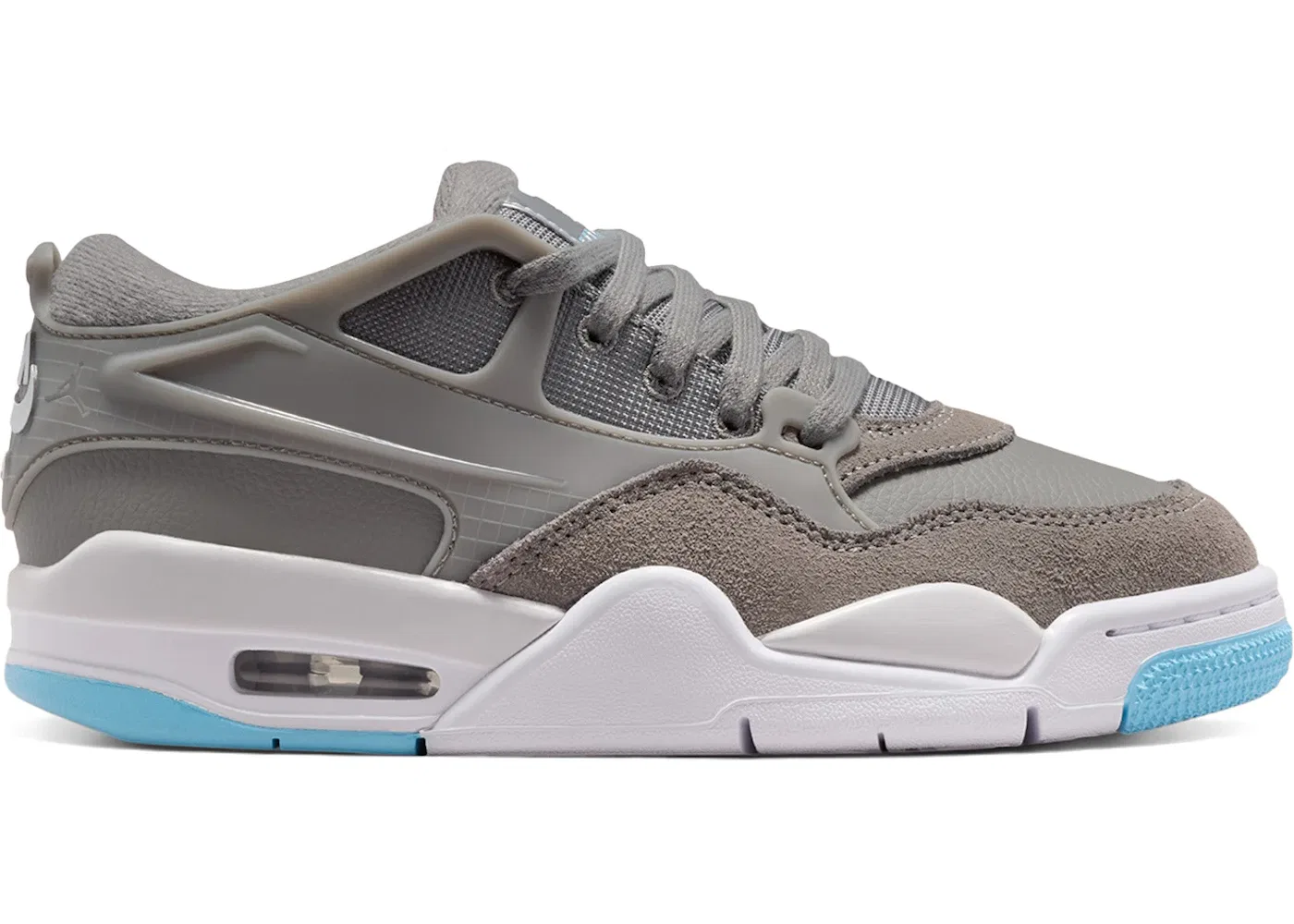 Детские кроссовки Lifestyle Jordan 4 RM Inspired by the Greatest (GS) Jordan, Flat Pewter/Photon Dust/White/Blue Chill