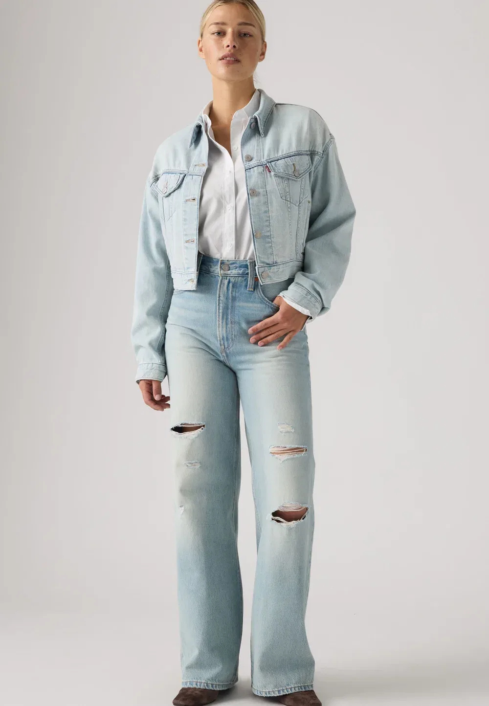 Ребра, широкие ноги - широкие ноги Levi'S, Set Up — фото 2