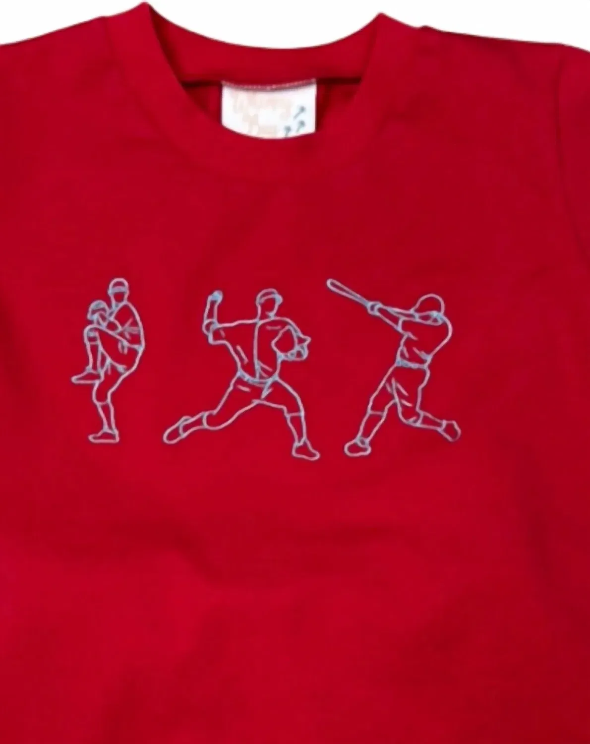 Детский комплект шорт с вышивкой Batter Up Whimsy Bay Kids, Batter Up — фото 4