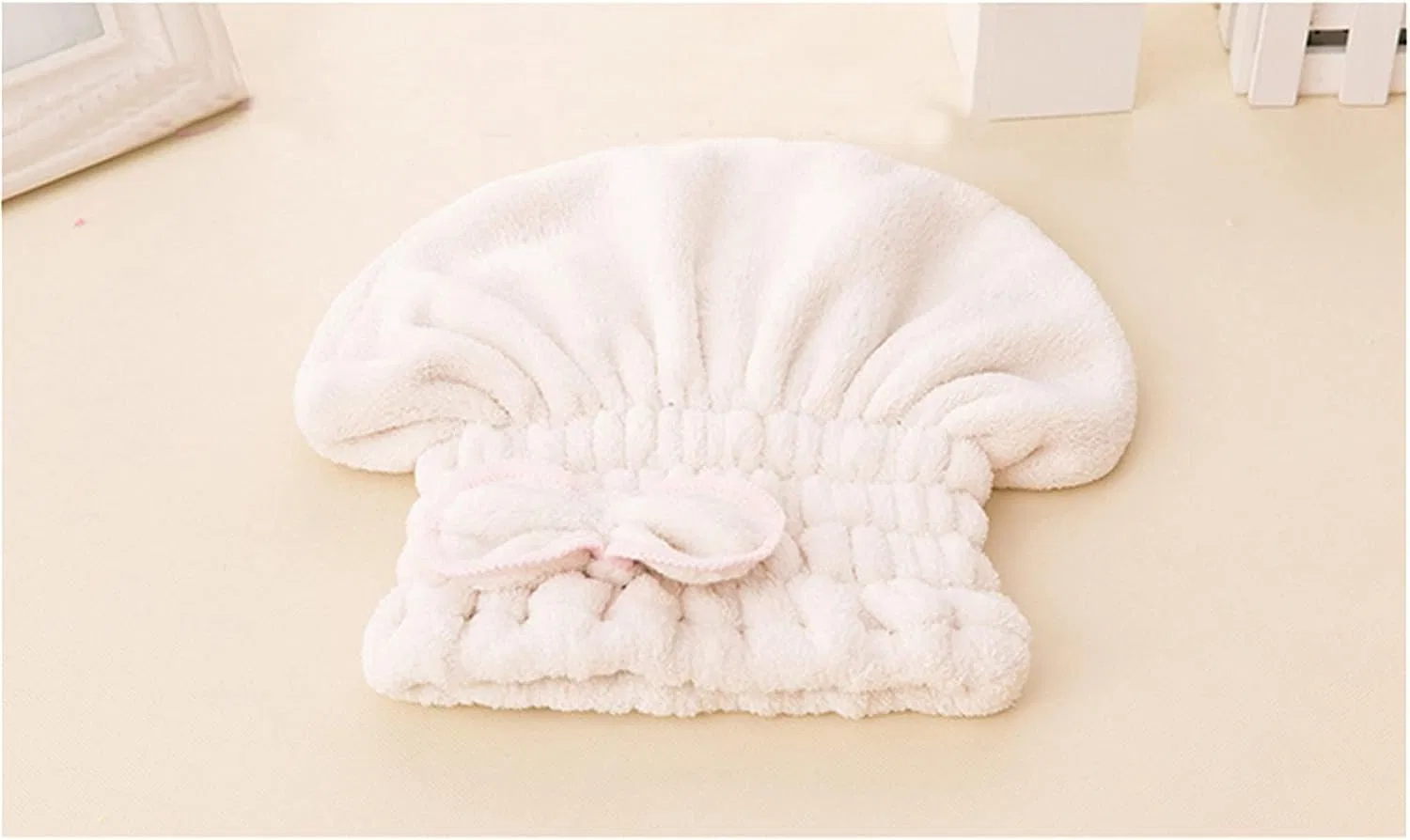 Полотенце для волос Microfiber Dry Hair Cap, TYUTYU, 1 шт, 100 г, Beige