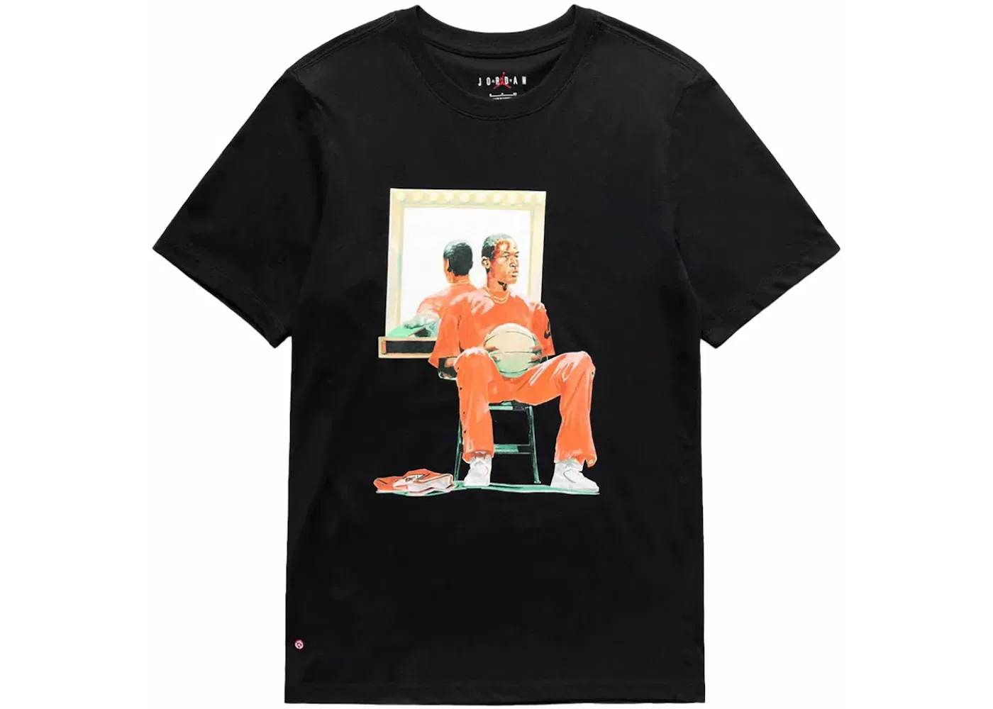Мужская футболка с принтом Artist Series Jacob Rochester Nike, Black