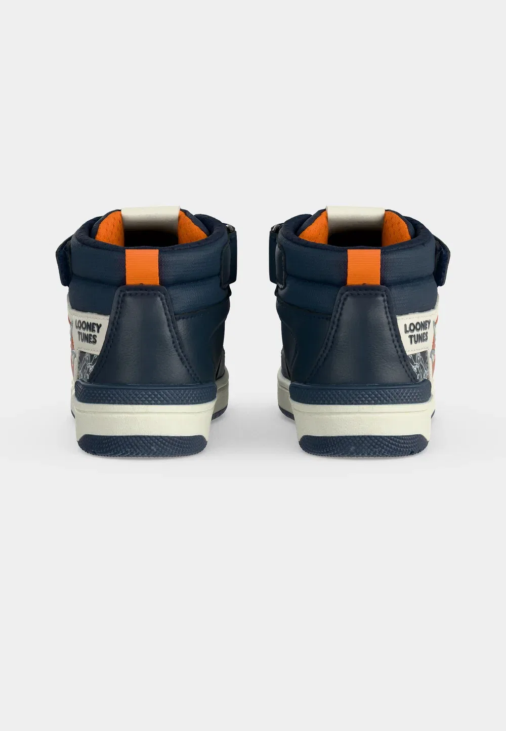 Looney Tunes Washiba Boy - высокие кроссовки Geox, Navy/Orange — фото 4