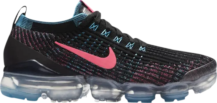 

Кроссовки Nike Wmns Air VaporMax Flyknit 3 'Black Hyper Pink Blue', черный