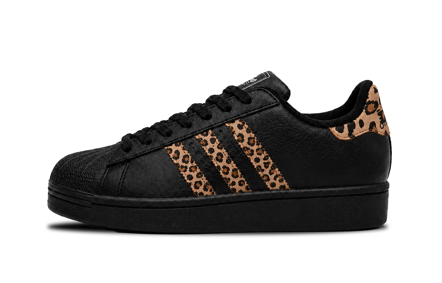 Детские кеды с принтом Adidas Originals Superstar 2, Черный