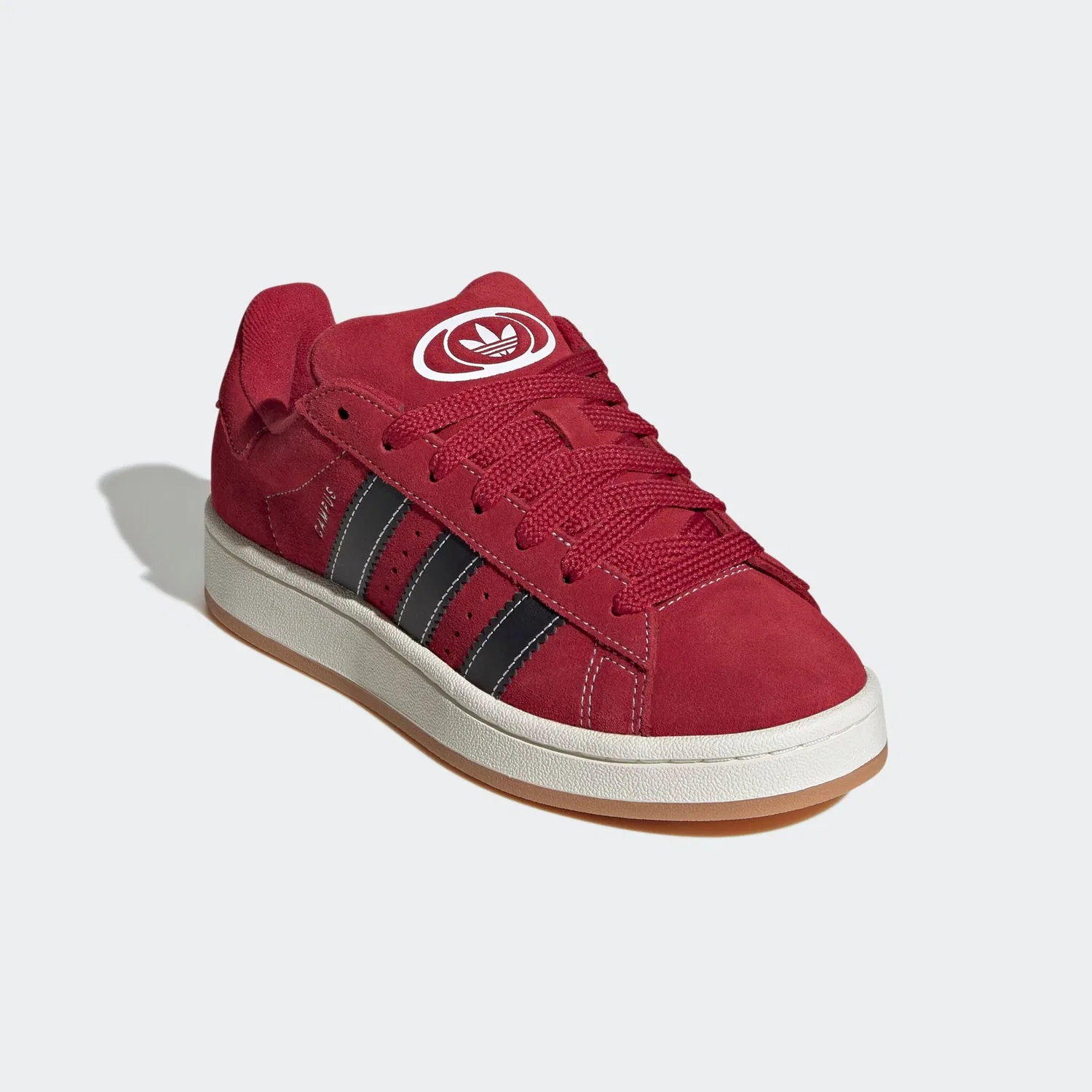 Детские кроссовки с ретро-дизайном Campus 00s Adidas Originals, Team Victory Red/Core Black/Off White