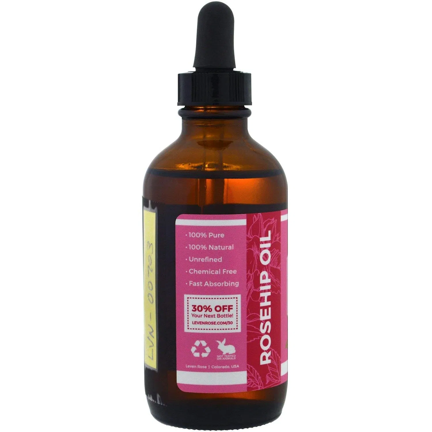 Масло для тела Leven Rose Rosehip Oil, 118 мл — фото 3