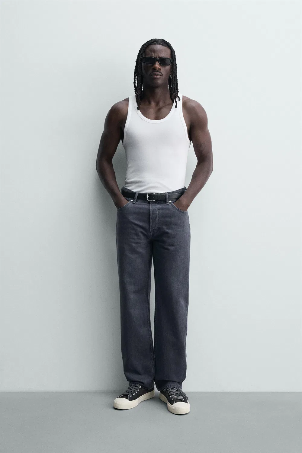 Джинсы прямого кроя ZARA, Indigo
