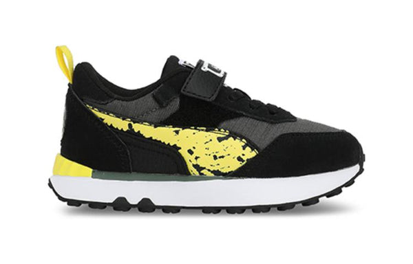 Кроссовки x spongebob squarepants rider fv 'black yellow' Puma, черный — фото 2