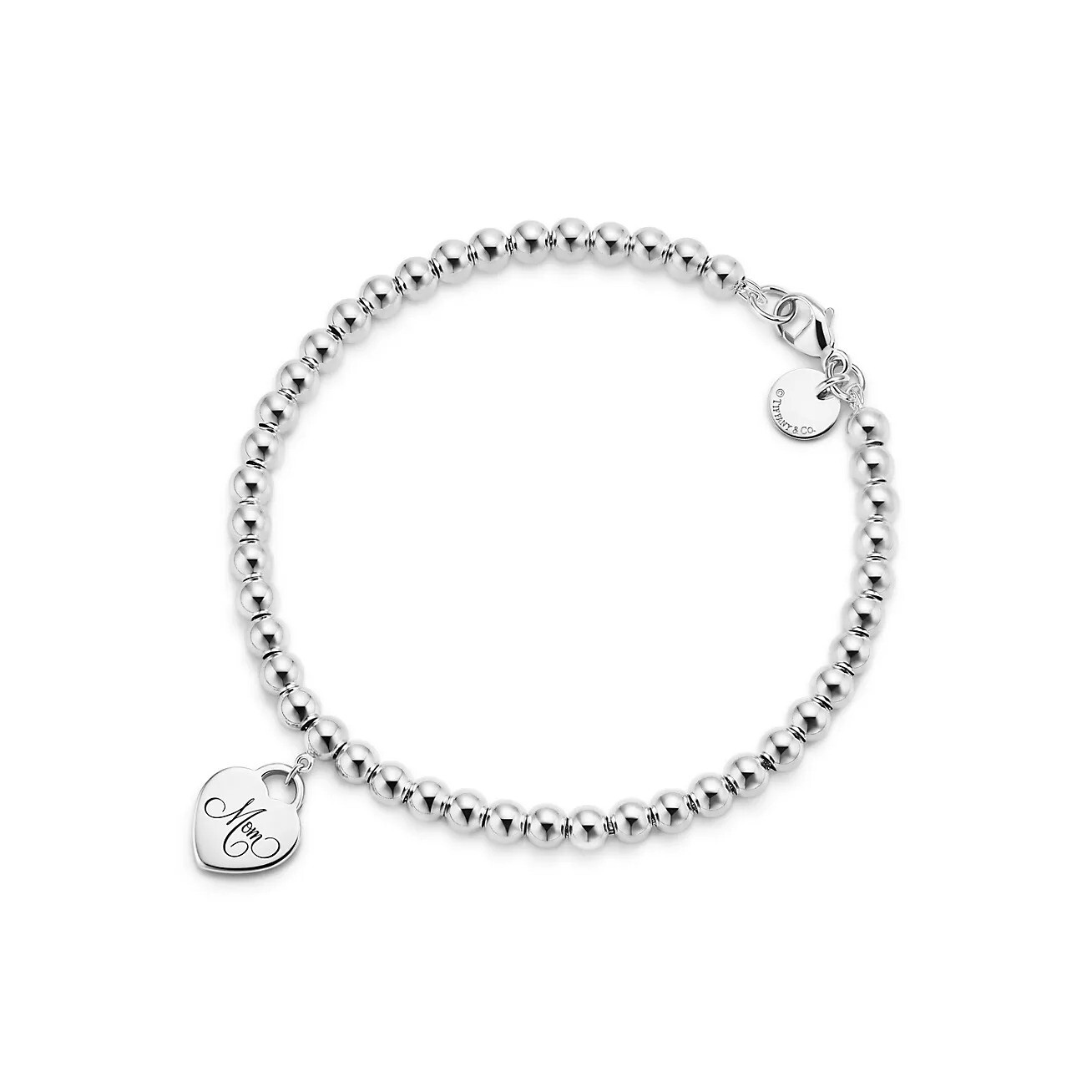 

Браслет Tiffany & Co. Return to Tiffany Mom Heart Tag, серебро