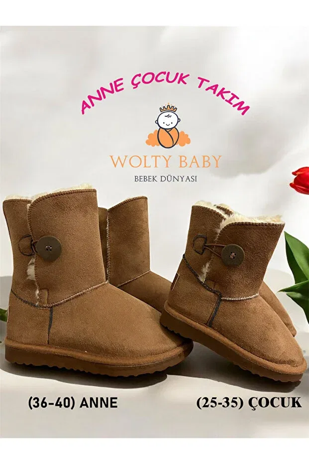 Детские сапоги для девочек с искусственным мехом Woltybaby, Taba