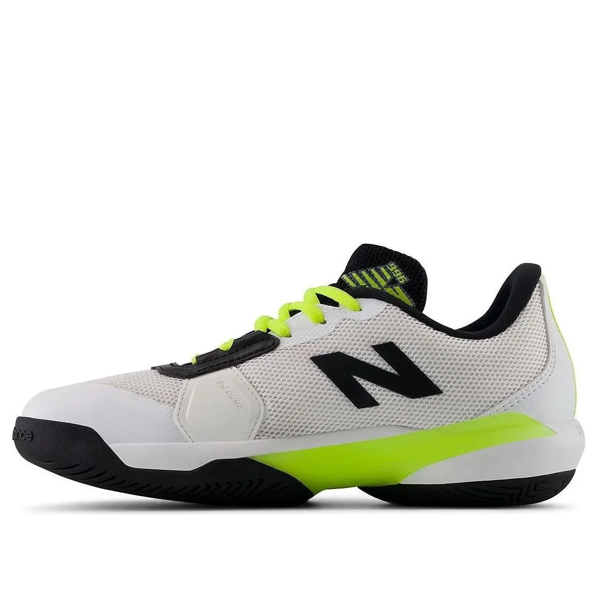Детские кроссовки с текстильным верхом FuelCell 996v7 'White Black Volt' New Balance, White/Black/Volt