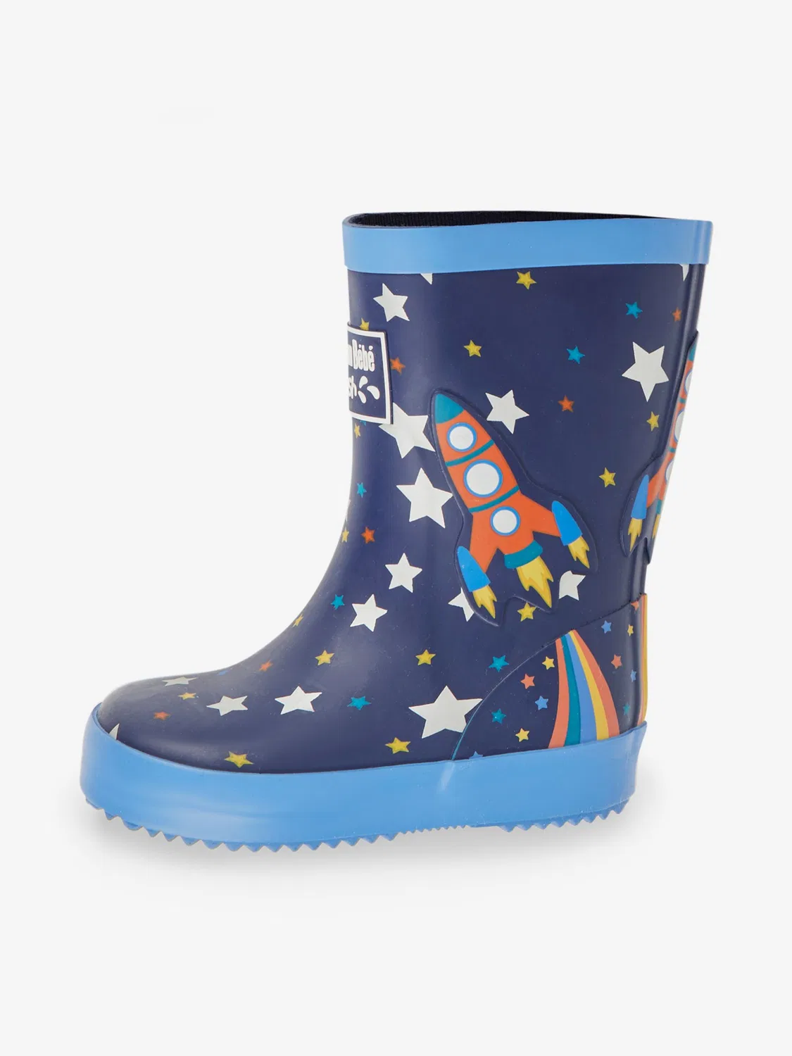 Резиновые сапоги Digger Wellies Jojo Maman Bébé, темно-синие — фото 4