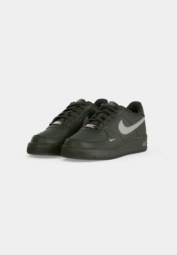 Кроссовки из экокожи Air force 1 ki tech unisex Nike Sportswort, newsprint/college grey Nike Sportswear, серый — фото 3
