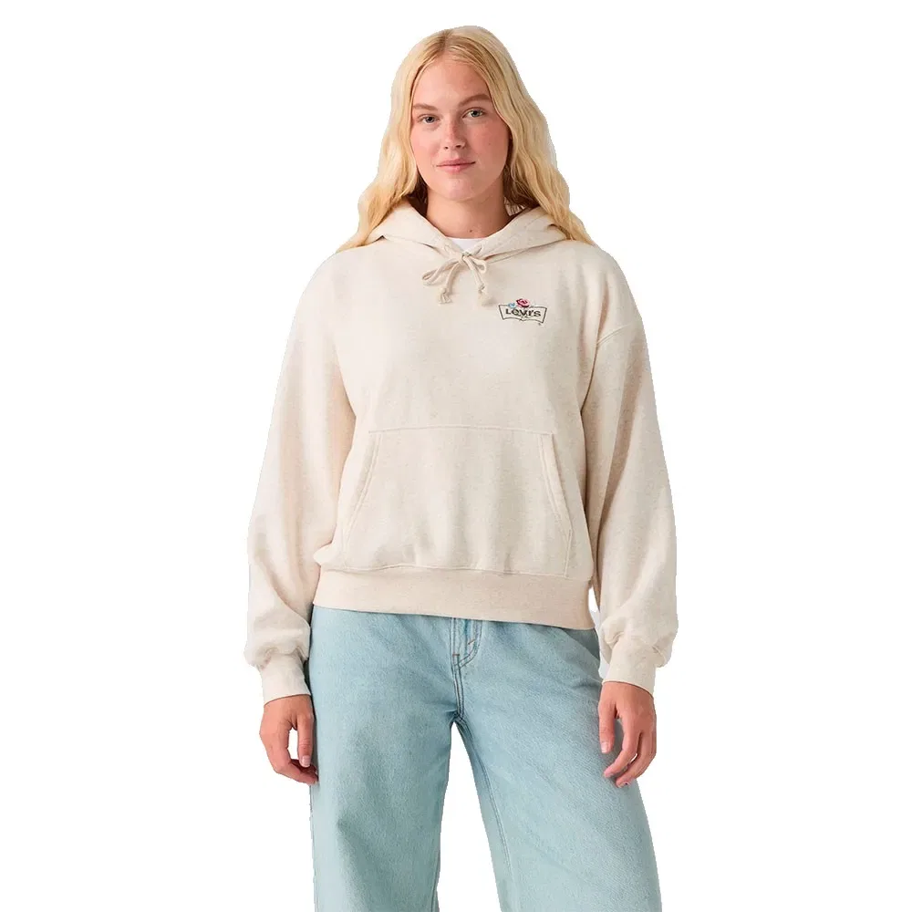 Женский худи с графическим принтом Levi's, Beige
