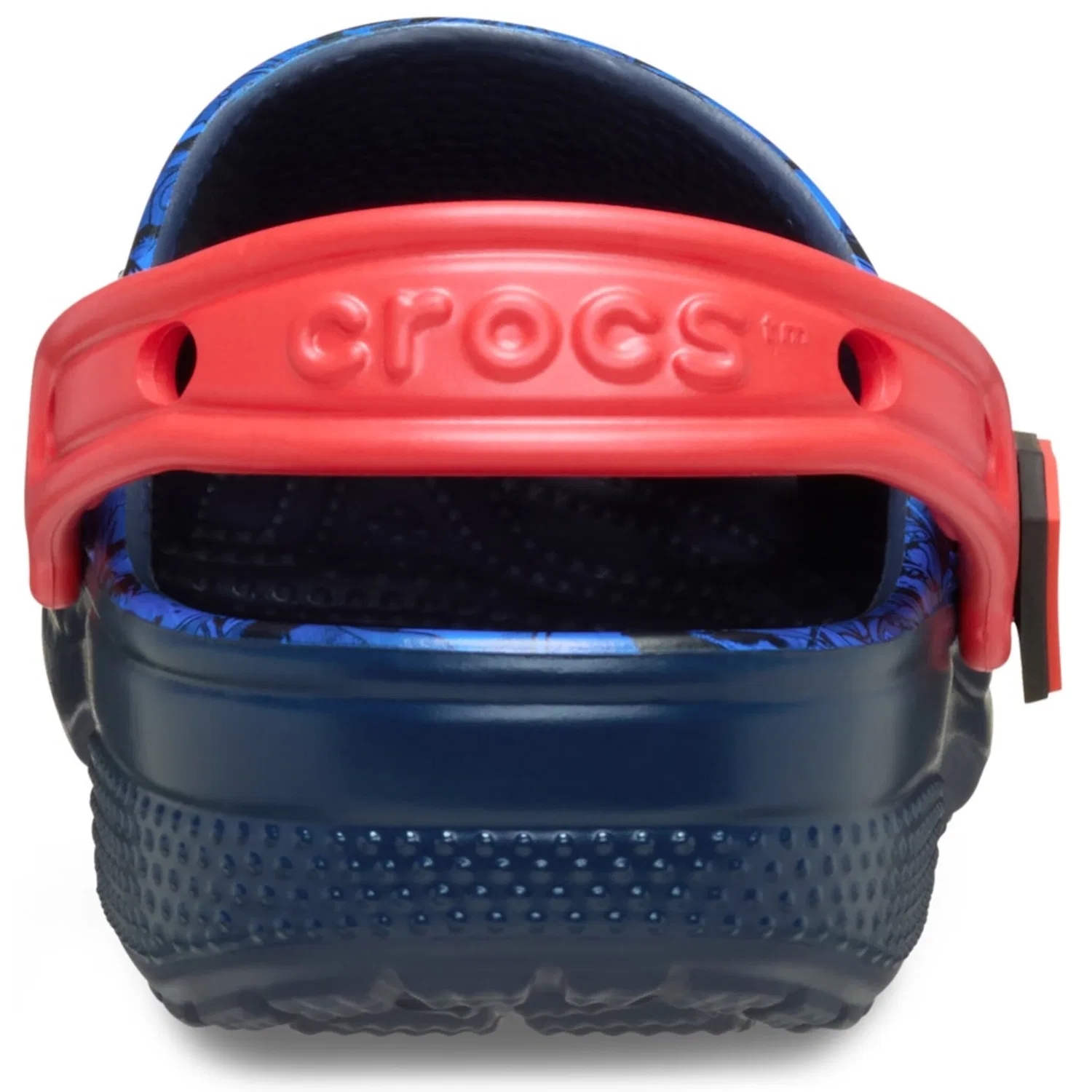 Детские сабо с принтом Superman Crocs, Blue-Red — фото 3