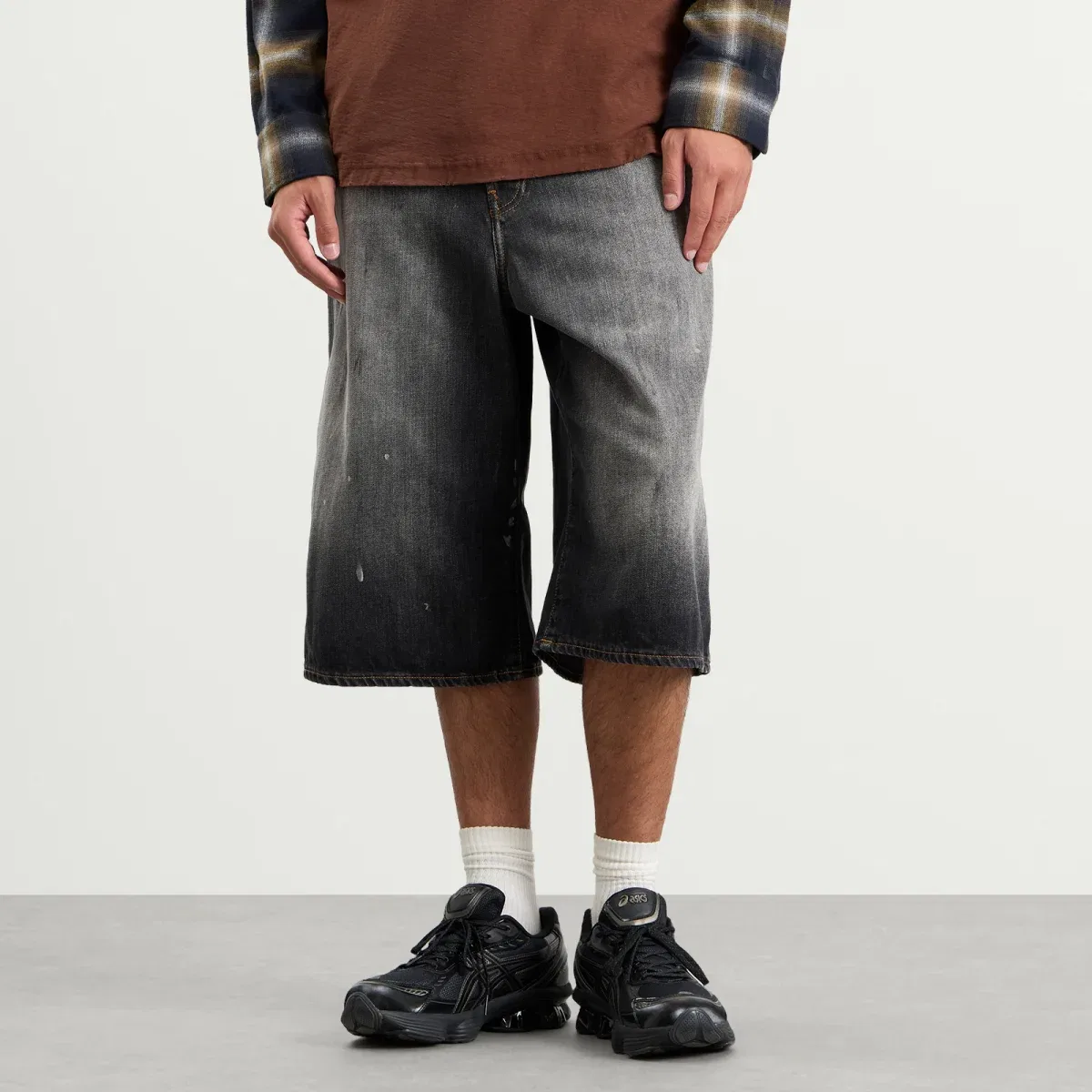 Шорты джинсовые свободного кроя Judda Acne Studios, Black — фото 2