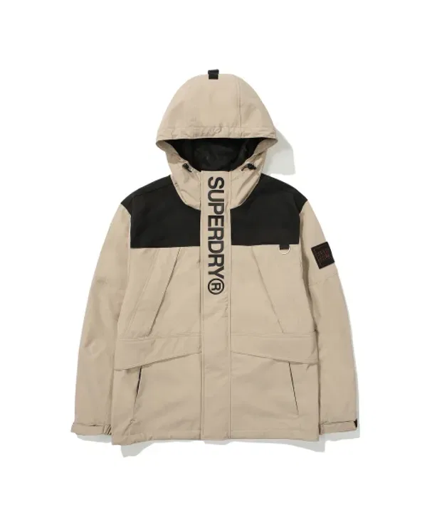 Ветрозащитная куртка Signature Windcheater, Superdry, бежевый — фото 2